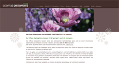 Desktop Screenshot of offene-gartenpforte-hessen.de